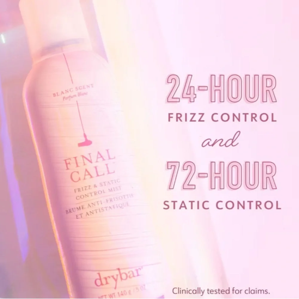 DRYBAR Final Call Frizz & Static Control Mist Travel Sz 0.9oz NIB
